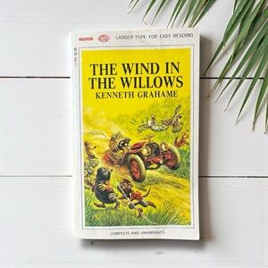 Vintage The Wind in the Willows by Kenneth Grahame Easy Eye Large Print Classic